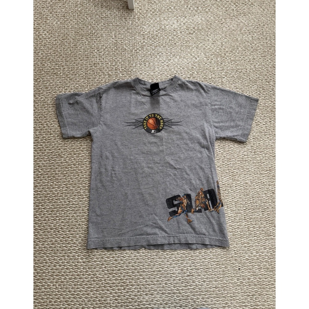 Vintage Youth Kids Starter Basketball "take It To The Hoops" T Shirt 8/10